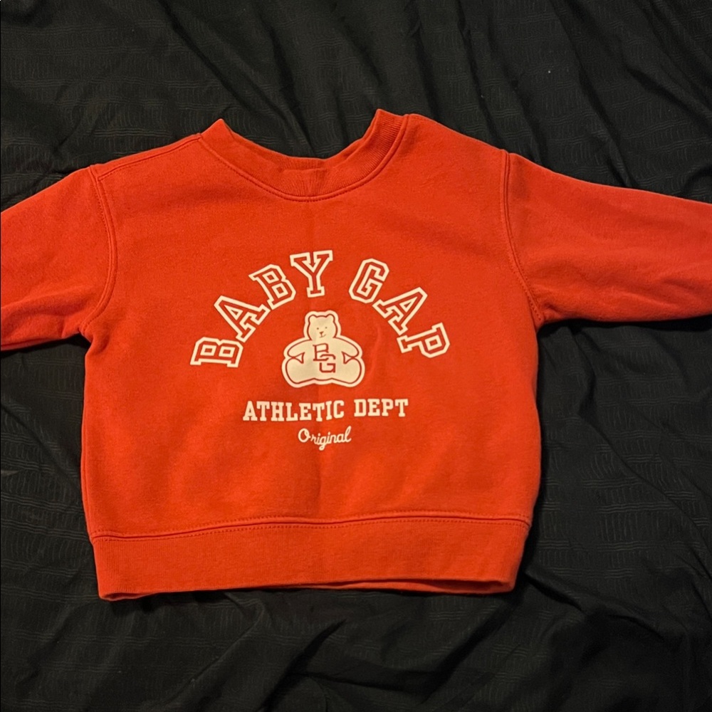 GAP Kids Red Athletic Department Sweatshirt